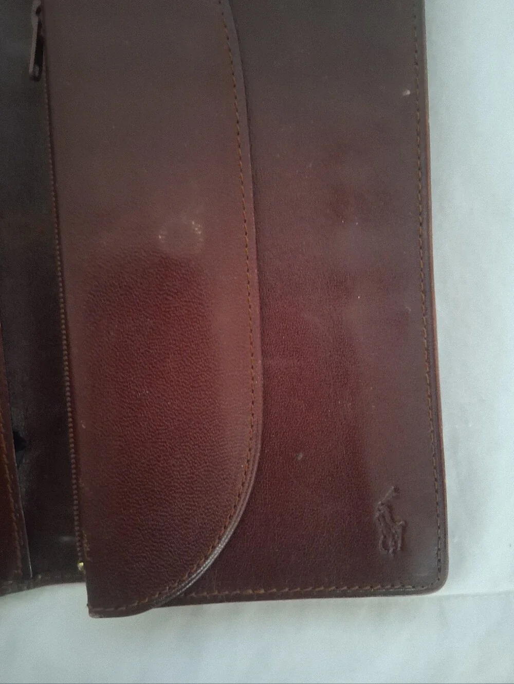 Vintage Polo by Ralph Lauren Brown Leather Bifold Wallet